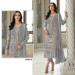 Picture of Georgette Slate Grey Straight Cut Salwar Kameez