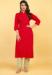 Picture of Amazing Rayon Red Kurtis & Tunic