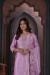 Picture of Chiffon Rosy Brown Straight Cut Salwar Kameez