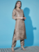 Picture of Resplendent Silk Rosy Brown Readymade Salwar Kameez