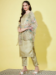 Picture of Gorgeous Silk Tan Readymade Salwar Kameez