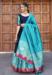 Picture of Exquisite Silk Medium Turquoise Lehenga Choli