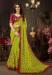 Picture of Gorgeous Chiffon & Silk Yellow Green Saree