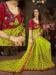 Picture of Gorgeous Chiffon & Silk Yellow Green Saree