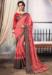 Picture of Magnificent Chiffon & Silk Indian Red Saree