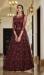 Picture of Georgette & Net Maroon Anarkali Salwar Kameez