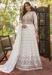 Picture of Taking Georgette White Anarkali Salwar Kameez