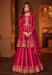 Picture of Appealing Georgette Crimson Straight Cut Salwar Kameez