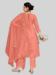 Picture of Splendid Silk Dark Salmon Straight Cut Salwar Kameez