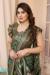 Picture of Classy Chiffon & Satin Dark Olive Green Saree