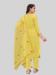 Picture of Fine Silk Yellow Straight Cut Salwar Kameez