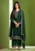 Picture of Georgette Sea Green Straight Cut Salwar Kameez