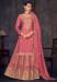 Picture of Chiffon Pale Violet Red Straight Cut Salwar Kameez