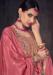 Picture of Chiffon Pale Violet Red Straight Cut Salwar Kameez