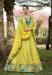 Picture of Graceful Georgette & Silk Golden Rod Lehenga Choli