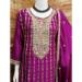 Picture of Marvelous Chiffon Brown Straight Cut Salwar Kameez