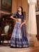 Picture of Comely Silk Navy Blue Lehenga Choli