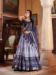 Picture of Comely Silk Navy Blue Lehenga Choli