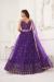 Picture of Delightful Net Purple Lehenga Choli