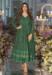 Picture of Radiant Georgette Sea Green Readymade Gown