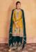 Picture of Chiffon Dark Golden Rod Straight Cut Salwar Kameez