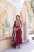 Picture of Charming Georgette Maroon Readymade Gown