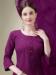 Picture of Charming Cotton Purple Readymade Salwar Kameez