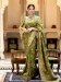 Picture of Sightly Silk Olive Drab Saree