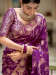 Picture of Resplendent Silk Purple Saree