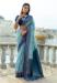 Picture of Lovely Silk Light Steel Blue Saree