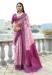 Picture of Stunning Silk Rosy Brown Saree