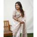 Picture of Exquisite Silk Off White Saree