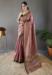 Picture of Magnificent Silk Rosy Brown Saree