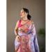 Picture of Resplendent Silk Light Slate Grey Saree