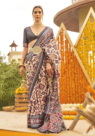 Picture of Stunning Silk Dim Gray Saree