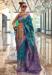 Picture of Beautiful Silk Sea Green Saree