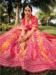 Picture of Lovely Silk Crimson Lehenga Choli