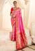 Picture of Alluring Silk Hot Pink Saree