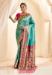 Picture of Amazing Silk Medium Aqua Marine Saree