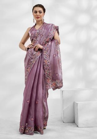 Picture of Radiant Chiffon Grey Saree