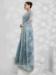 Picture of Beautiful Chiffon Light Steel Blue Saree