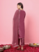 Picture of Sightly Silk Dark Magenta Readymade Salwar Kameez