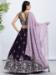 Picture of Superb Georgette Dark Magenta Lehenga Choli