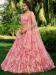 Picture of Good Looking Net Light Coral Lehenga Choli