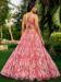 Picture of Good Looking Net Light Coral Lehenga Choli