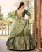 Picture of Exquisite Chiffon Dark Khaki Lehenga Choli