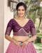 Picture of Superb Chiffon Orchid Lehenga Choli