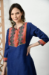 Picture of Elegant Cotton Midnight Blue Kurtis & Tunic