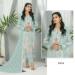 Picture of Georgette Dark Sea Green Straight Cut Salwar Kameez