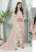 Picture of Georgette Off White Straight Cut Salwar Kameez